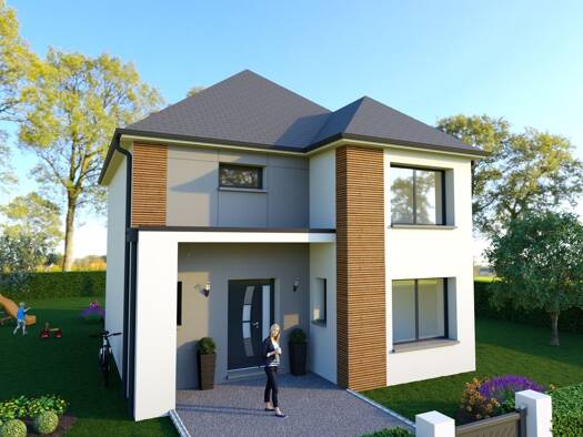Terrain avec maison neuve à vendre 347 792 € 5 pièces 3 chambres 108 m² 450 m² de terrain Gretz-Armainvilliers 77220