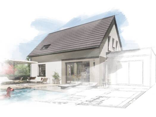 Terrain avec maison neuve à vendre 349 000 € 4 pièces 3 chambres 90 m² 460 m² de terrain Soultz-les-Bains 67120