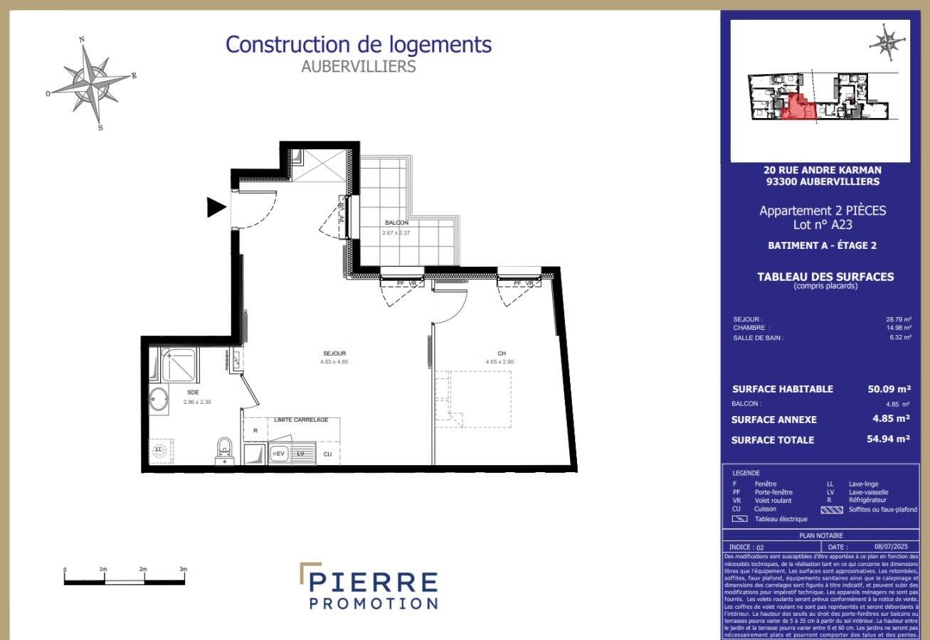 Maison à louer, 50m², AUBERVILLIERS