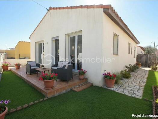 Maison de plain-pied à vendre 253 000 € 3 pièces 2 chambres 67,6 m² Sainte-Marie-la-Mer 66470