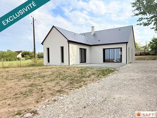 Maison de plain-pied à vendre 285 000 € 4 pièces 3 chambres 116 m² 1 644 m² de terrain Sonzay 37360