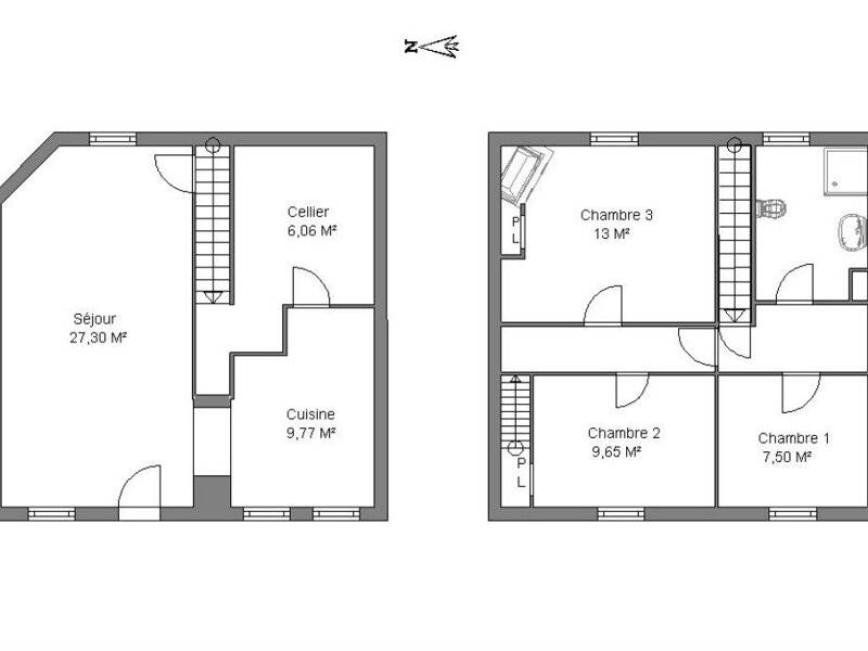 Maison à louer, 87m², CHARLY