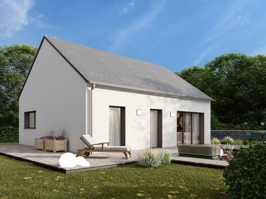 Terrain avec maison neuve à vendre 235 000 € 4 pièces 3 chambres 71 m² 584 m² de terrain Bourg-Blanc 29860