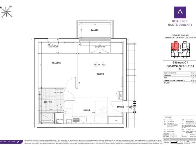 Maison à louer, 44m², SAINT GERMAIN LES ARPAJON