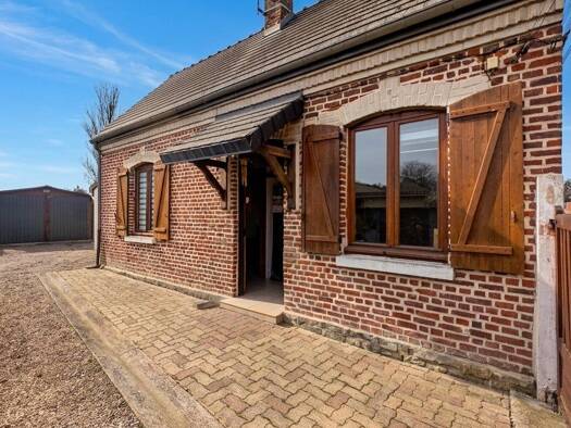 Maison à vendre 80 000 € 3 pièces 2 chambres 54 m² 553 m² de terrain Potte 80190