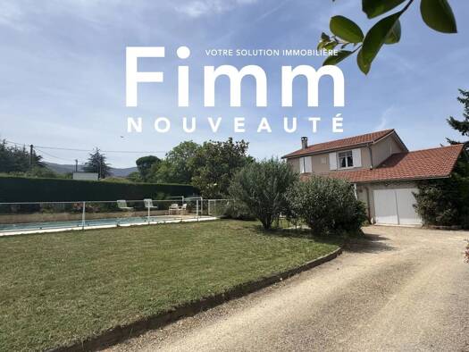 Maison de plain-pied à vendre 330 000 € 5 chambres 130 m² 1 200 m² de terrain Pélussin 42410