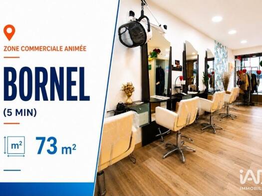 Boutique à vendre 65 900 € 73 m² de surface de vente Bornel 60540