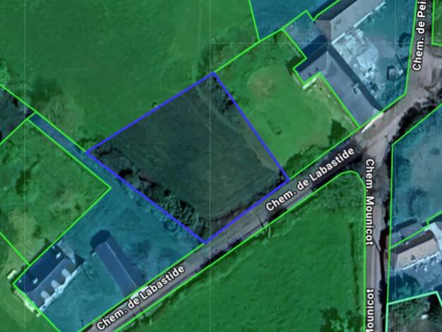 Terrain constructible viabilisé à vendre 35 000 € 1 550 m² de terrain Simacourbe 64350