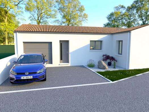 Terrain avec maison neuve à vendre 289 900 € 1 pièce 3 chambres 90 m² 351 m² de terrain La Jarrie 17220