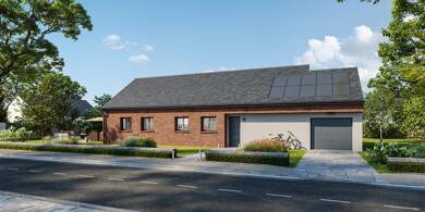 Maison de plain-pied à vendre 249 870 € 5 pièces 4 chambres 120 m² 700 m² de terrain Sémeries 59440