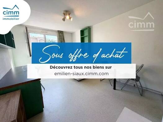 Appartement à vendre 99 000 € 1 pièce 19,81 m² Étage 1/7 Laurier-Les Charmettes Chambéry 73000
