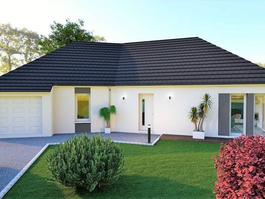 Terrain avec maison neuve à vendre 250 013 € 4 pièces 3 chambres 100 m² 1 500 m² de terrain Torcy-et-Pouligny 21460