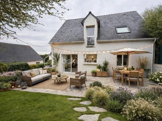 Maison à vendre 395 000 € 5 pièces 4 chambres 115 m² 441 m² de terrain Berval Lesvellec Saint-Avé 56890