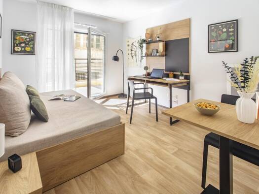 Appartement à louer 586 € 1 pièce 17 m² Villeneuve-d'Ascq 59650