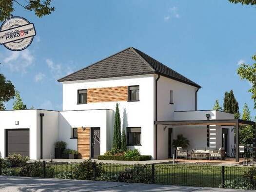 Terrain avec maison neuve à vendre 345 555 € 6 pièces 5 chambres 114 m² 1 000 m² de terrain La Guerche-sur-l'Aubois 18150