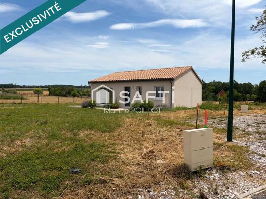 Terrain constructible viabilisé à vendre 39 000 € 588 m² de terrain Pourlans 71270