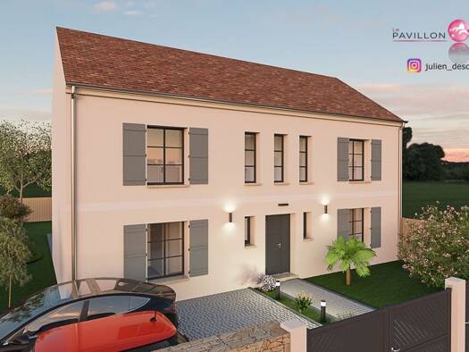 Terrain avec maison neuve à vendre 980 000 € 6 pièces 4 chambres 140 m² 700 m² de terrain Bord de Seine-Les Martinets Rueil-Malmaison 92500