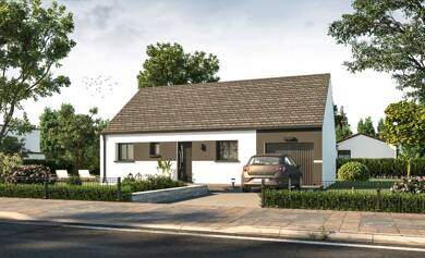 Maison de plain-pied à vendre 406 000 € 4 pièces 3 chambres 78 m² 462 m² de terrain Damgan 56750