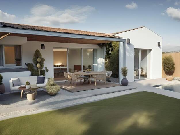 Terrain avec maison neuve à vendre 420 500 € 5 pièces 4 chambres 130 m² 882 m² de terrain Belleville-en-Beaujolais 69220