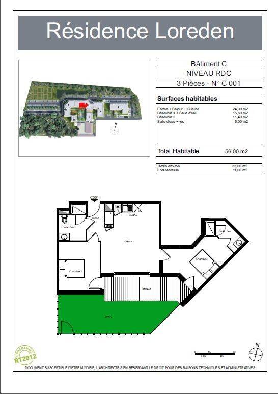 Maison à louer, 56m², MERIGNAC