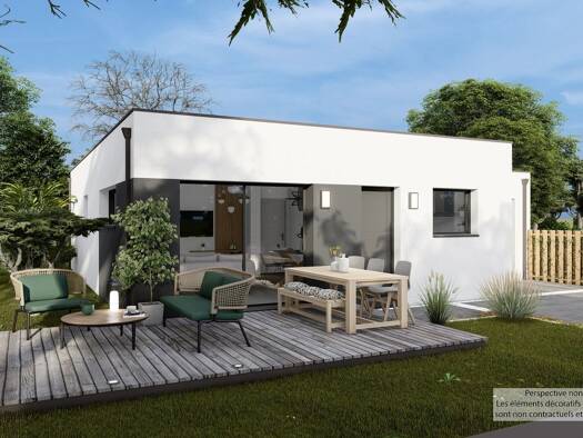Terrain avec maison neuve à vendre 243 000 € 4 pièces 3 chambres 81 m² 584 m² de terrain Bourg-Blanc 29860