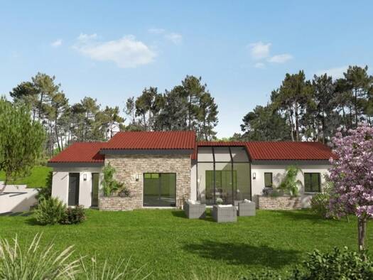 Terrain avec maison neuve à vendre 569 000 € 5 pièces 4 chambres 135 m² 660 m² de terrain Ouest Mions 69780