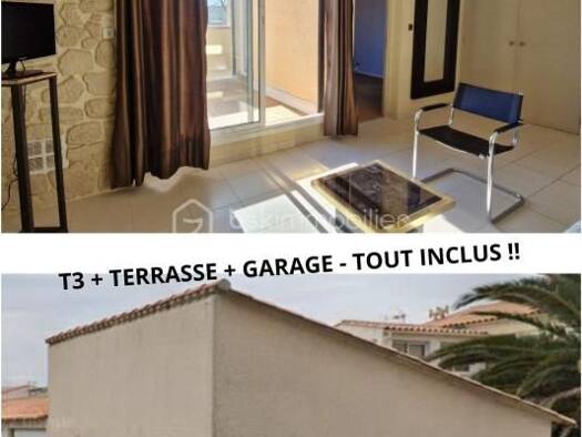 Appartement à vendre 179 900 € 3 pièces 2 chambres 45 m² Étage 1/1 Port Leucate Leucate 11370