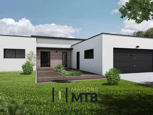 Terrain avec maison neuve à vendre 252 000 € 1 chambre 90 m² Sérent 56460