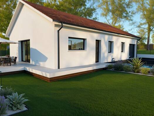 Terrain avec maison neuve à vendre 299 000 € 4 pièces 3 chambres 100 m² 736 m² de terrain Nivolas-Vermelle 38300