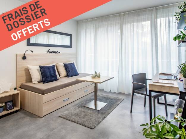 Studio à louer - logement étudiant 476 € 1 pièce 18 m² Lambézellec Brest 29200