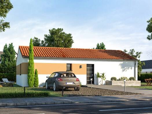 Terrain avec maison neuve à vendre 299 500 € 4 pièces 3 chambres 98 m² 372 m² de terrain Rouans 44640