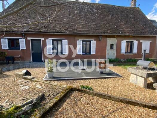 Maison de plain-pied à vendre 182 000 € 4 pièces 3 chambres 86 m² 290 m² de terrain Meslay-le-Vidame 28360