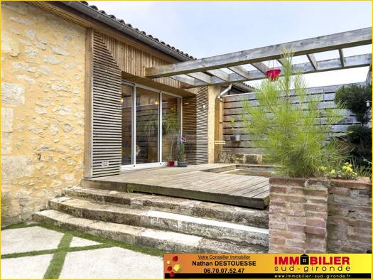 Maison à vendre 295 000 € 5 pièces 3 chambres 116 m² 228 m² de terrain Podensac 33720
