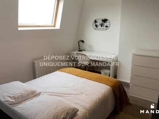 Studio à louer 540 € 9 pièces 8 chambres 23 m² 3ème étage Sainte Elisabeth Roubaix 59100