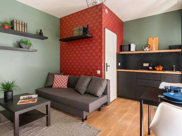 Appartement à louer - logement étudiant 420 € 1 pièce 18 m² Étage 1/1 Carnot-Le Marais Saint-Étienne 42000