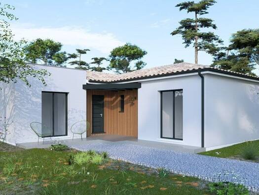 Terrain avec maison neuve à vendre 168 500 € 4 pièces 2 chambres 82 m² 1 200 m² de terrain Les Peintures 33230