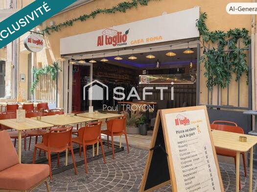 Restaurant à vendre Fonds de commerce 189 000 € 55 m² d'espace de restauration Centre Cassis 13260