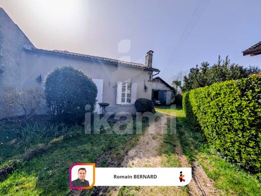 Maison de plain-pied à vendre 85 000 € 3 pièces 2 chambres 61 m² 2 039 m² de terrain Cavaillé Bergerac 24100