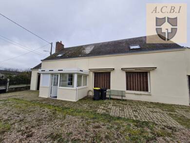 Maison de plain-pied à vendre 97 000 € 4 pièces 2 chambres 67 m² 832 m² de terrain Ouzouer le Doyen 41160