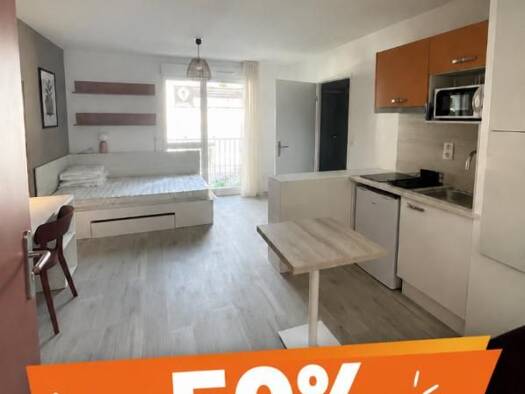 Appartement à louer - logement étudiant 543 € 1 pièce 22 m² Étage 1/4 Champlain Rochefort 17300