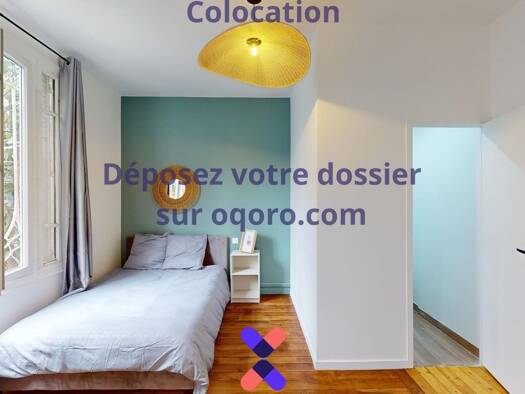 Colocation à louer 650 € 9 pièces 8 chambres 192,2 m² RDC/3 Victor Hugo-Maurice Berteaux Le Blanc-Mesnil 93150