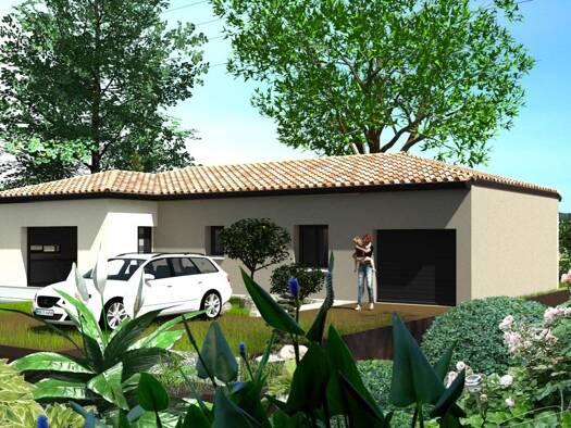 Terrain avec maison neuve à vendre 230 000 € 4 pièces 3 chambres 86 m² 390 m² de terrain Sablons 38550