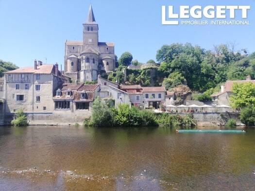 Maison à vendre 130 800 € 4 pièces 1 chambre 69 m² 507 m² de terrain Est Montmorillon 86500