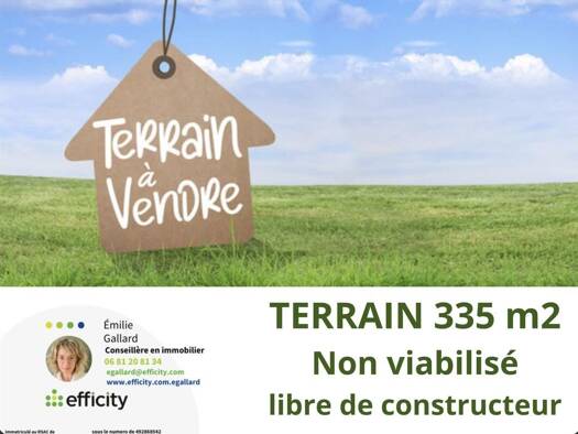 Terrain à vendre 90 000 € 335 m² de terrain Bretignolles-sur-Mer 85470