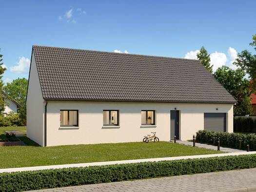 Terrain avec maison neuve à vendre 178 900 € 5 pièces 4 chambres 101 m² 1 500 m² de terrain Fontaine-l'Abbé 27300