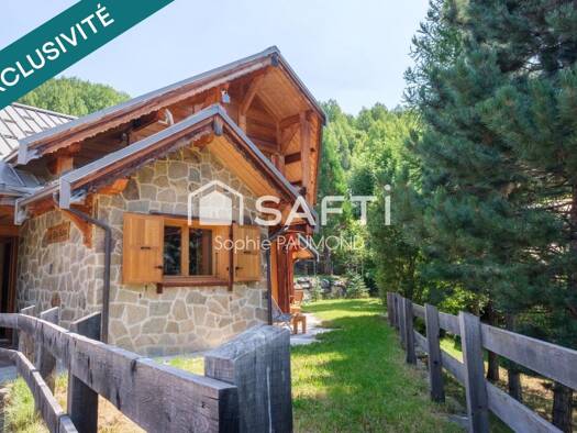 Chalet à vendre 1 571 000 € 5 pièces 4 chambres 165 m² 500 m² de terrain Saint-Chaffrey 05330