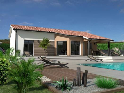 Terrain avec maison neuve à vendre 313 460 € 5 pièces 3 chambres 107 m² 483 m² de terrain Corneilhan 34490