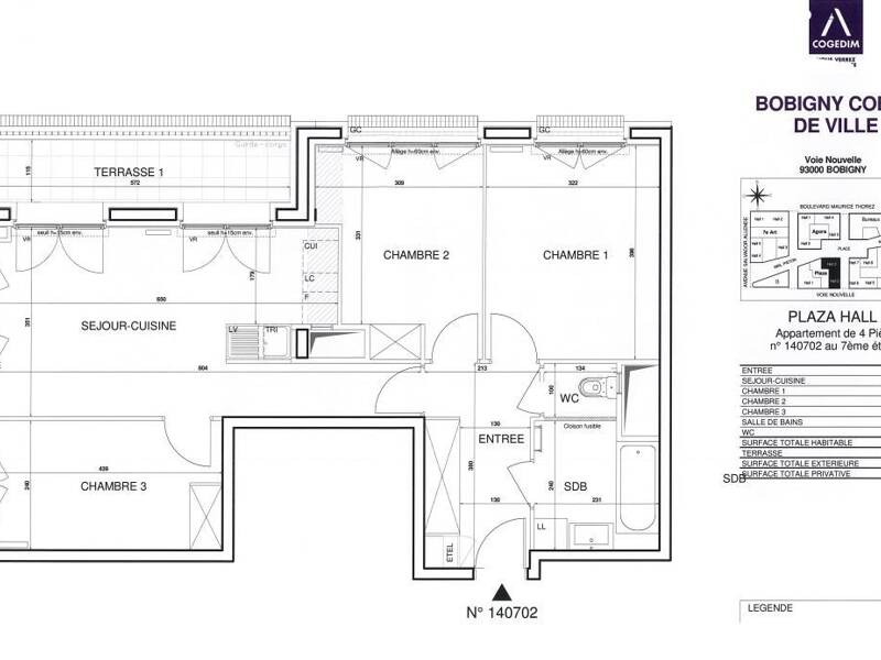 Maison à louer, 71m², BOBIGNY