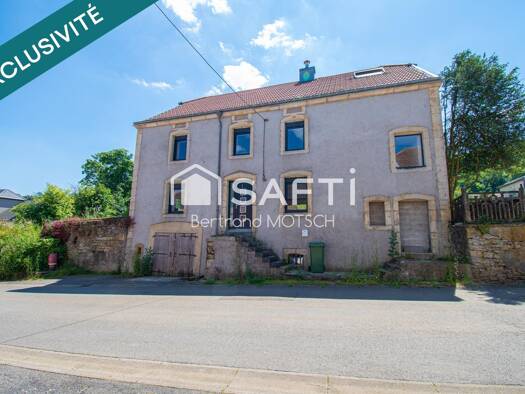 Maison à vendre 299 900 € 6 pièces 4 chambres 185 m² 2 347 m² de terrain Ville-Houdlémont 54730
