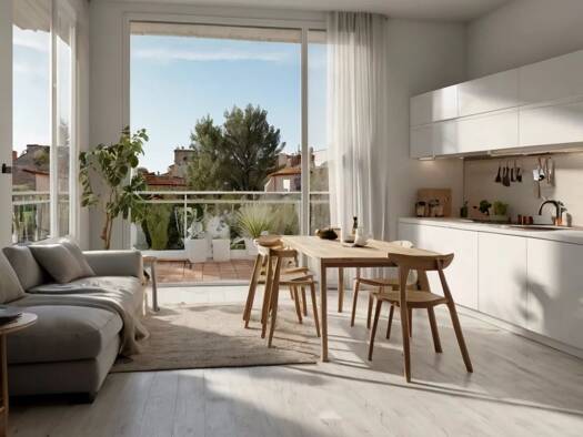Appartement à vendre - neuf 250 000 € 2 pièces 1 chambre 48 m² 2ème étage Nice 06000